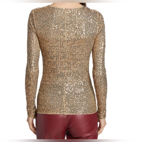 48. NWT Free People Gold Rush Long Sleeve - Picture 7 of 13